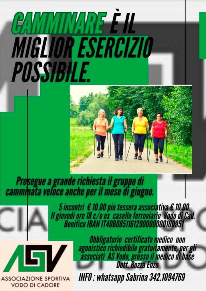 gruppo camminata veloce